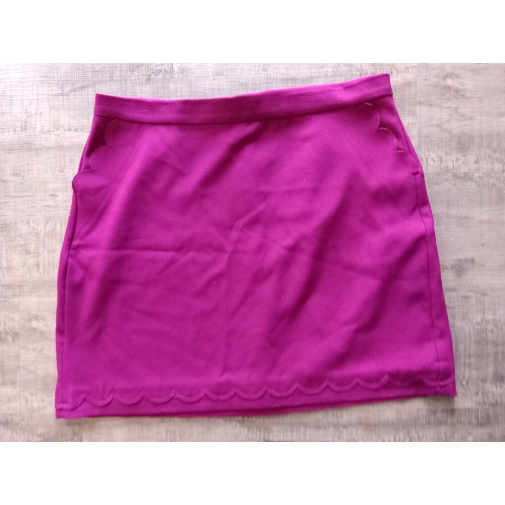 Banana Republic Women's Scalloped Slant-Pocket Skirt Sz 14
